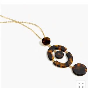 J.crew tortoise orbit necklace